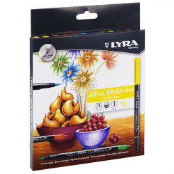 LYRA - AQUA BRUSH DUO - Feutres Beaux-Arts - 12 Pièces