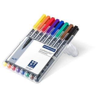 STAEDTLER - Lumocolor® - Permanent Universal Pen M - 317 WP8 - STAEDTLER® Box