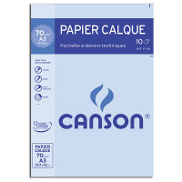 Canson® - Satin Tracing Paper - 10 Sheets - A3 Size - 70 gsm