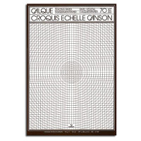 Canson® - Papier Calque Satin - Croquis Échelle - Bloc de 50 Feuilles - Format A4 - 70 g/m²