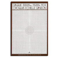 Canson® - Papier Calque Satin - Croquis Échelle - Bloc de 50 Feuilles - Format A3 - 90 g/m²