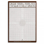 Canson® - Satin Tracing Paper - Outlined Scale - 50 Sheets - A3 Size - 90 gsm