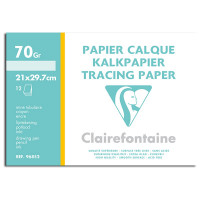 Clairefontaine - Superior Tracing Paper - A4 Size - 12 Sheets - 70 gsm