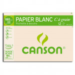 Canson® - "C" à Grain® (CAG) - Pochette de 12 Feuilles - 180 g/m² - Format A4