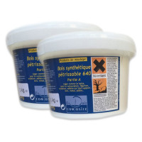 Esprit Composite - Modeling Wood / Epoxy Wood - Epoxy Resin - Set of 2kg