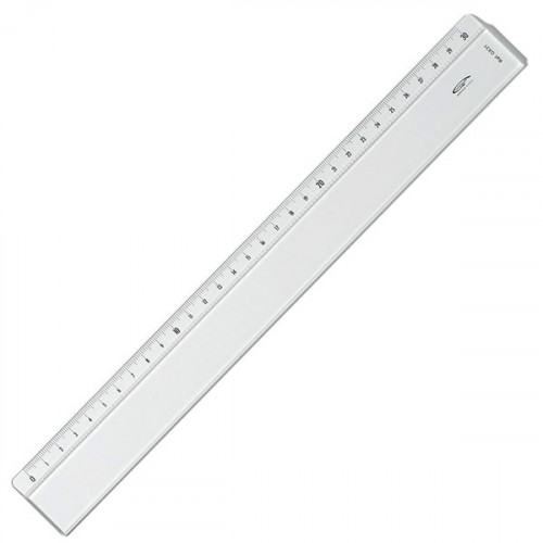 GRAPHOPLEX - Transparent Rulers - 1 Side - 50cm