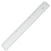 GRAPHOPLEX - Transparent Rulers - 1 Side - 50cm