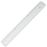 GRAPHOPLEX - Transparent Rulers - 1 Side - 50cm