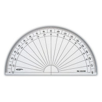 GRAPHOPLEX - Semi Circular Protractor - In Degrees - 20cm