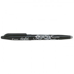 PILOT - FriXion Ball - Roller Encre Gel - Noir - Pointe Moyenne