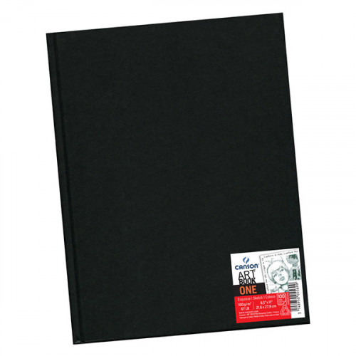 Canson® - Art Book™ One - Sketch Block - Without Spirals - 98 Sheets - 100 gsm - About A4 (21,6 x 27,9 cm)