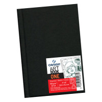 Canson® - Art Book™ One - Sketch Block - Without Spirals - 98 Sheets - 100 gsm - About A6 (10,2 x 15,2 cm)