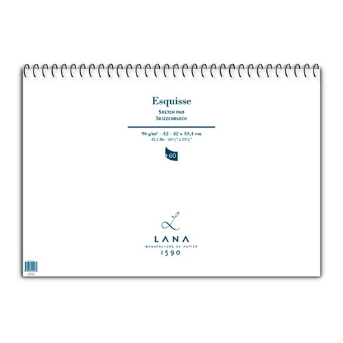 Lana Colours - Esquisse - Avec Spirales - 96 g/m² - Format A5