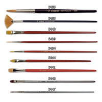 LUKAS - Taklon Rouge - Acrylique, Aquarelle, Gouache & Huile