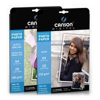 Canson® - Papier Photo - Digital Performance - A4 - 20 Feuilles - Brillant - 210 g/m²