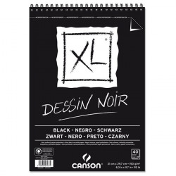 Canson® - XL® Black - 40 Sheets - 150 gsm - A4 Size
