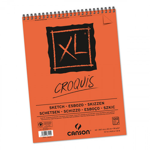 Canson® - XL® Croquis - 120 Sheets - 90 gsm - A3 Size