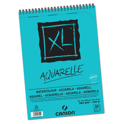 Canson® - XL® Aquarelle - 30 Feuilles - 300 g/m² - Format A4
