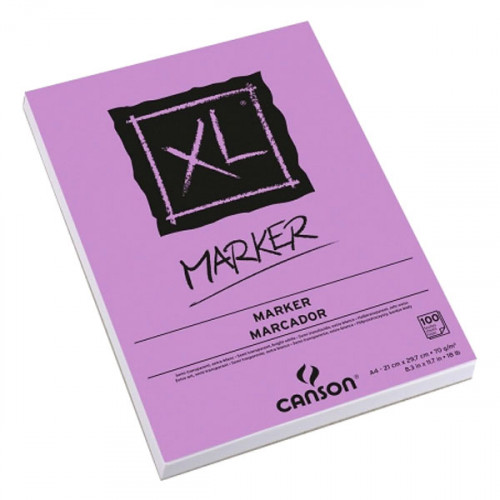 Canson® - XL® Marker - 100 Feuilles - 70 g/m² - Format A4