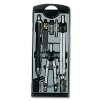 Graphoplex - Coffret de 2 Compas - GX507 + GX401 - Avec Accessoires