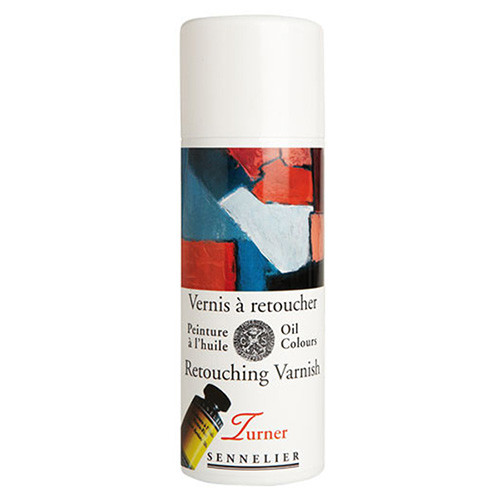 SENNELIER - Vernis à Retoucher "Turner" - Pour Peinture à l'Huile - Aérosol de 400ml