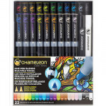 Chameleon Pens - Pack de 22 Couleurs - Set Deluxe