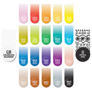 Chameleon Pens - Pack de 22 Couleurs - Set Deluxe