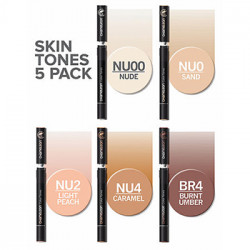 Chameleon Pens - Pack of 5 Colors - Skin Tones