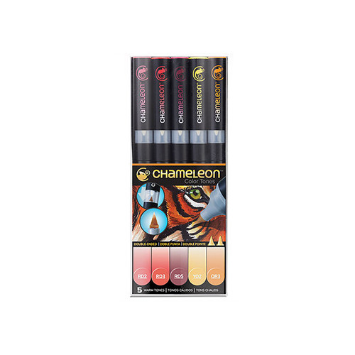 Chameleon Pens - Pack de 5 Couleurs - Tons Chauds