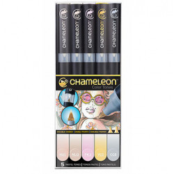 Chameleon Pens - Pack of 5 Colors - Pastel Tones