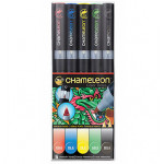 Chameleon Pens - Pack of 5 Colors - Primary Tones