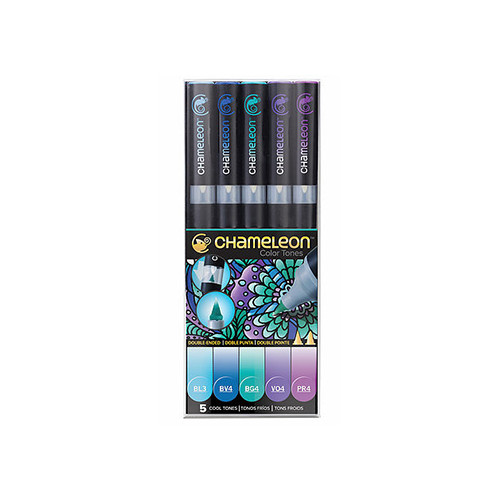 Chameleon Pens - Pack de 5 Couleurs - Tons Froids