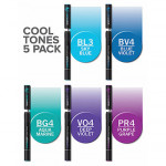 Chameleon Pens - Pack of 5 Colors - Cool Tones