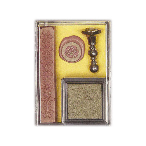 Global Solutions - Sealing Wax / Seal / Ink Kit - "Rose"