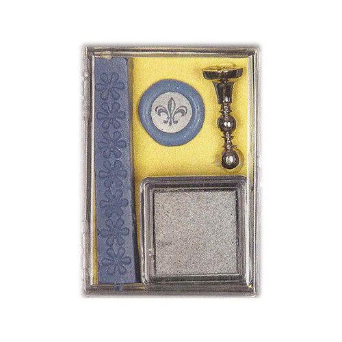 Global Solutions - Sealing Wax / Seal / Ink Kit - "Flower"