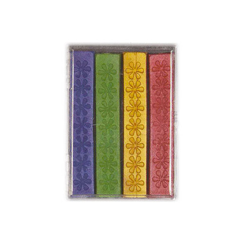 Global Solutions - Wick Wax Pack - "Royal Colors" - 4 Sticks - Mediums