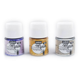 Pébéo - Moon - Multi-Supports - Textured, Hammered, Pearlescent Effects - 45ml