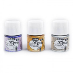 Pébéo - Moon - Multi-Supports - Textured, Hammered, Pearlescent Effects - 45ml