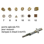 SCRAPYRO (REGAD) - Lot of 6 Tips (7 to 12) for Multifunction Device R200 & R300