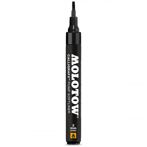 MOLOTOW - CALLIGRAFX PUMP SOFTLINER - Alcohol Pump Marker - 2mm