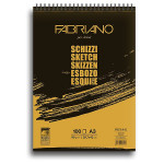 Fabriano - Bloc Schizzi - Sketch / Esquisse - Avec Spirales - Format A3 - 100 Feuilles