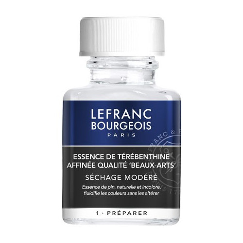 Lefranc & Bourgeois - Essence de Térébenthine Affinée / Rectifiée - 75ml