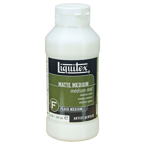 Liquitex - Fluids - Matt Medium - 237ml Bottle - Matt