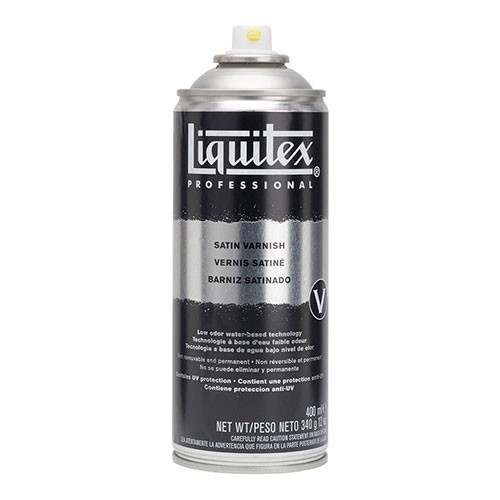 Liquitex - Vernis Acrylique Permanent - Hydrosoluble - Spray de 400ml - Satiné