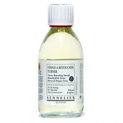SENNELIER - 'Turner' Touch Up Varnish - Retouching Varnish - For Oil Colours - 250ml Jar