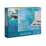 SENNELIER - 'La Petite Aquarelle' - Watercolour - Travel Box of 12 Half-Pans