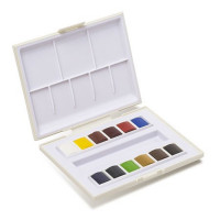 SENNELIER - 'La Petite Aquarelle' - Watercolour - Travel Box of 12 Half-Pans