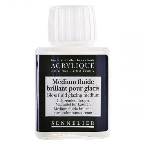 SENNELIER - Gloss Fluid Glazing Medium - 75ml Jar