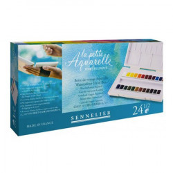 SENNELIER - 'La Petite Aquarelle' - Boite de Voyage de 24 ½ Godets