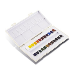 SENNELIER - Watercolour - Travel Box of 24 Half-Pans